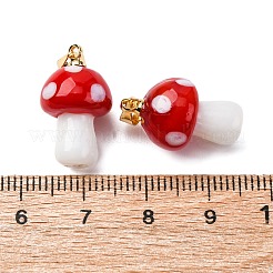 Handmade Lampwork Pendants&nbsp;LAMP-S069-08G-02