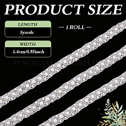 5Yards Polyester Lace Ribbons&nbsp;OCOR-ME0001-65B
