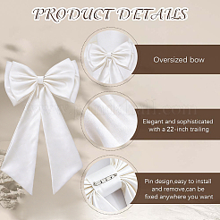 Nylon Detachable Bridal Bowknot for Wedding Dresses&nbsp;DIY-WH20002-630B