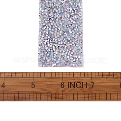 Glitter Resin Hotfix Rhinestone(Hot Melt Adhesive On The Back)&nbsp;OCOR-TA0002-02-40mm