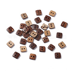 Square Carved 2-hole Basic Sewing Button&nbsp;NNA0YYM