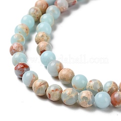 Synthetic Imperial Jasper Dyed Beads Strands&nbsp;X-G-D077-A01-01I