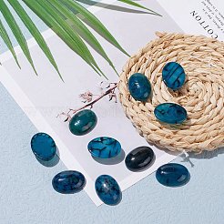 Natural Dragon Veins Cabochons&nbsp;X-G-F296-06-18x25mm