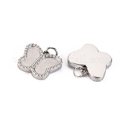 Tarnish Resistant 304 Stainless Steel Charm Cabochon Settings&nbsp;STAS-S116-144P