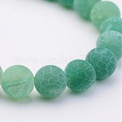 Natural Weathered Agate(Dyed) Stretch Beads Bracelets&nbsp;BJEW-JB02513-03