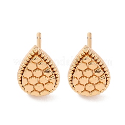 Brass Stud Earrings&nbsp;EJEW-D288-05G