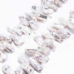 Natural Keshi Pearl Beads Strands&nbsp;PEAR-S020-H07