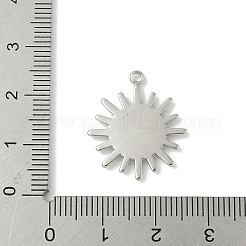 304 Stainless Steel Pendant Cabochon Settings&nbsp;LS-STAS-L293-07P