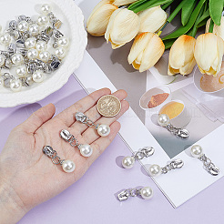 30Pcs Zinc Alloy with Round Resin Replacement Zipper Sliders&nbsp;FIND-CY0002-22P