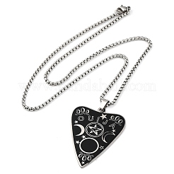 201 Stainless Steel Pendant Necklaces&nbsp;LS-NJEW-C066-10P