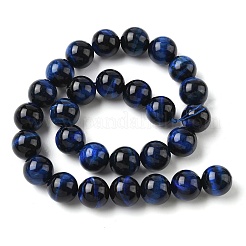 Natural Tiger Eye Bead Strands&nbsp;G-P230-08-B-14mm