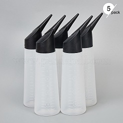 プラスチック接着剤ボトル  プラスチック漏斗ホッパーと黒板ステッカーラベル  ホワイト  21.5cm  容量：250ミリリットル&nbsp;TOOL-BC0008-64