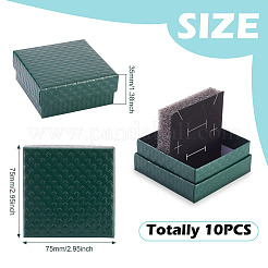 10pcs Cardboard Jewelry Boxes&nbsp;CBOX-TA0001-20