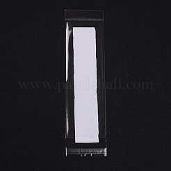 セロハンのOPP袋  長方形  透明  26.5x7cm  一方的な厚さ：0.035mm  インナー対策：22.5x7のCM  穴：6mm&nbsp;X-OPC-X001-1