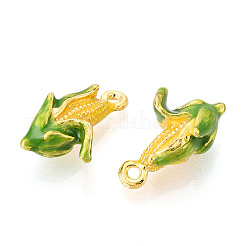 Alloy Enamel Pendants&nbsp;ENAM-N062-04G