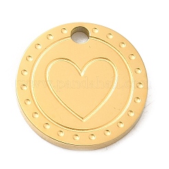 Ion Plating(IP) 316L Surgical Stainless Steel Charms&nbsp;STAS-F302-01G