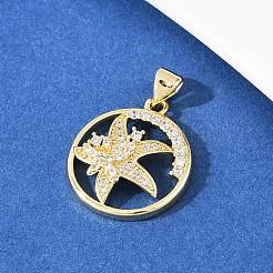 Brass Micro Pave Cubic Zirconia Pendant & Stud Earrings Sets for Women&nbsp;SJEW-F227-01D-G