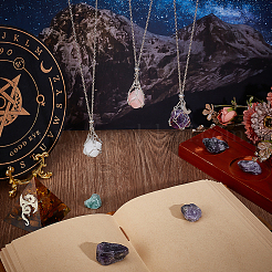 3Pcs Alloy Pendant Necklaces&nbsp;NJEW-PH01576