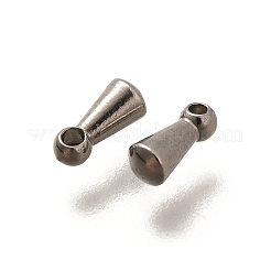ステンレススチールチャーム201個  ティアドロップチャーム  ステンレス鋼色  5.5x2.5mm  穴：0.7mm&nbsp;STAS-F311-01P-04