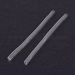 プラスチックスプリングコイル  見えないリングサイズアジャスター  ラウンド  透明  100x3.5mm&nbsp;TOOL-WH0003-17A