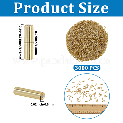 ガラスラッパビーズ3000個  銀並ぶ  ライトカーキ  6~8x1.8mm  穴：0.6mm&nbsp;GLAA-PA0001-85