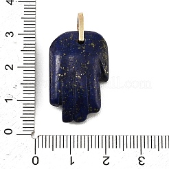 Dyed Natural Lapis Lazuli Carved Pendants&nbsp;GG-CBA5963-01C-NH