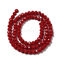 Imitation Jade Glass Bead Strands&nbsp;GLAA-F001-6x4mm-29