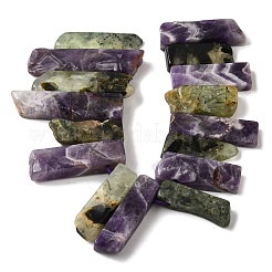 Natural Amethyst and Prehnite Beads Strands&nbsp;G-S386-D17