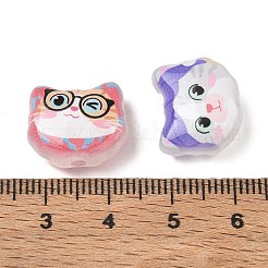 Printed Opaque Acrylic Beads&nbsp;AC-CBA447D-01