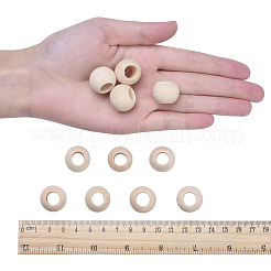 Unfinished Wood Beads&nbsp;X-WOOD-Q038-20mm