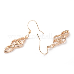 Brass Dangle Earrings&nbsp;EJEW-B002-03G