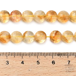 Heated Natural Citrine Beads Strands&nbsp;G-L634-R01-8mm