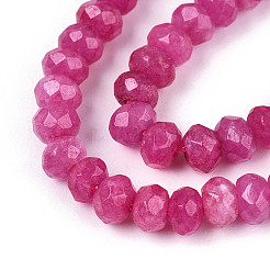 Natural White Jade Bead Strands&nbsp;G-R343-2x4-08