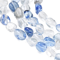 Blue Watermelon Stone Glass Beads Strands&nbsp;GG-CBA9392-27