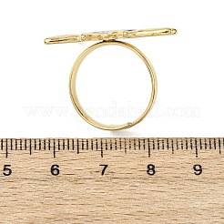 304 Stainless Steel Cuff Rings for Women&nbsp;RJEW-B136-03GP
