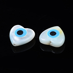 Natural White Shell Mother of Pearl Shell Beads&nbsp;SSHEL-N034-82D-01