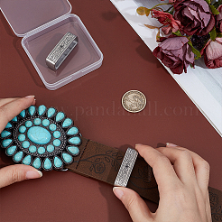 2Pcs 304 Stainless Steel Belt Keeper Rings&nbsp;FIND-PH0061-84B
