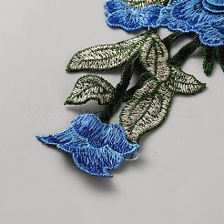 Polyester Embroidery Cloth Iron On/Sew On Patches&nbsp;DIY-WH0589-79F