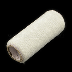布地やDIYクラフト用品402ポリエステル縫糸コード  ホワイト  約90m /ロール  0.1mm  12のロール/箱&nbsp;OCOR-R028-A02