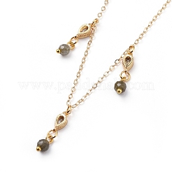 Natural Gemstone Bib Statement Necklaces&nbsp;NJEW-JN02582