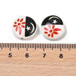Printed Handmade Porcelain Beads&nbsp;PR-CBA938E-02A