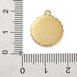304 Stainless Steel Pendants&nbsp;STAS-R005-11G