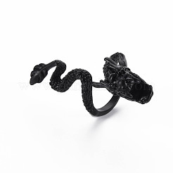 Men's Alloy Cuff Finger Rings&nbsp;RJEW-N029-034B