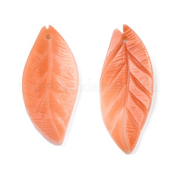 Natural Red Trochus Shell Pendants&nbsp;SSHEL-N032-44