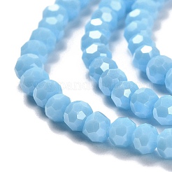 Electroplate Opaque Glass Beads Strands&nbsp;LS-EGLA-A035-P4mm-A08