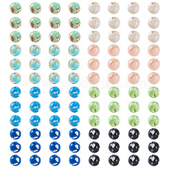 160Pcs 8 Colors Assembled Synthetic Stone and Trochus Shell Beads&nbsp;G-TA0002-31D