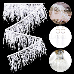 2M Fashion Ostrich Feather Trimming&nbsp;DIY-GF0009-45A-02