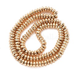 Electroplated Synthetic Non-magnetic Hematite Beads Strands&nbsp;G-M095-C01-02KCG