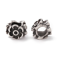 304 Stainless Steel European Beads&nbsp;STAS-M298-07AS