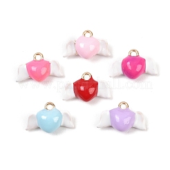 Alloy Enamel Pendants&nbsp;ENAM-A012-15G